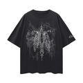 "bite ur skin" oversized shirt - dark ´ཀ`