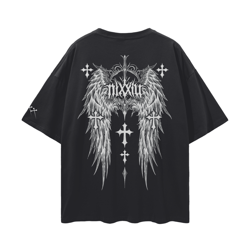 "angel" oversized shirt - dark 𓆩♡𓆪