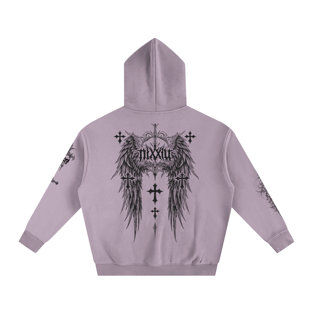 "wither" oversized hoodie - light ෆ
