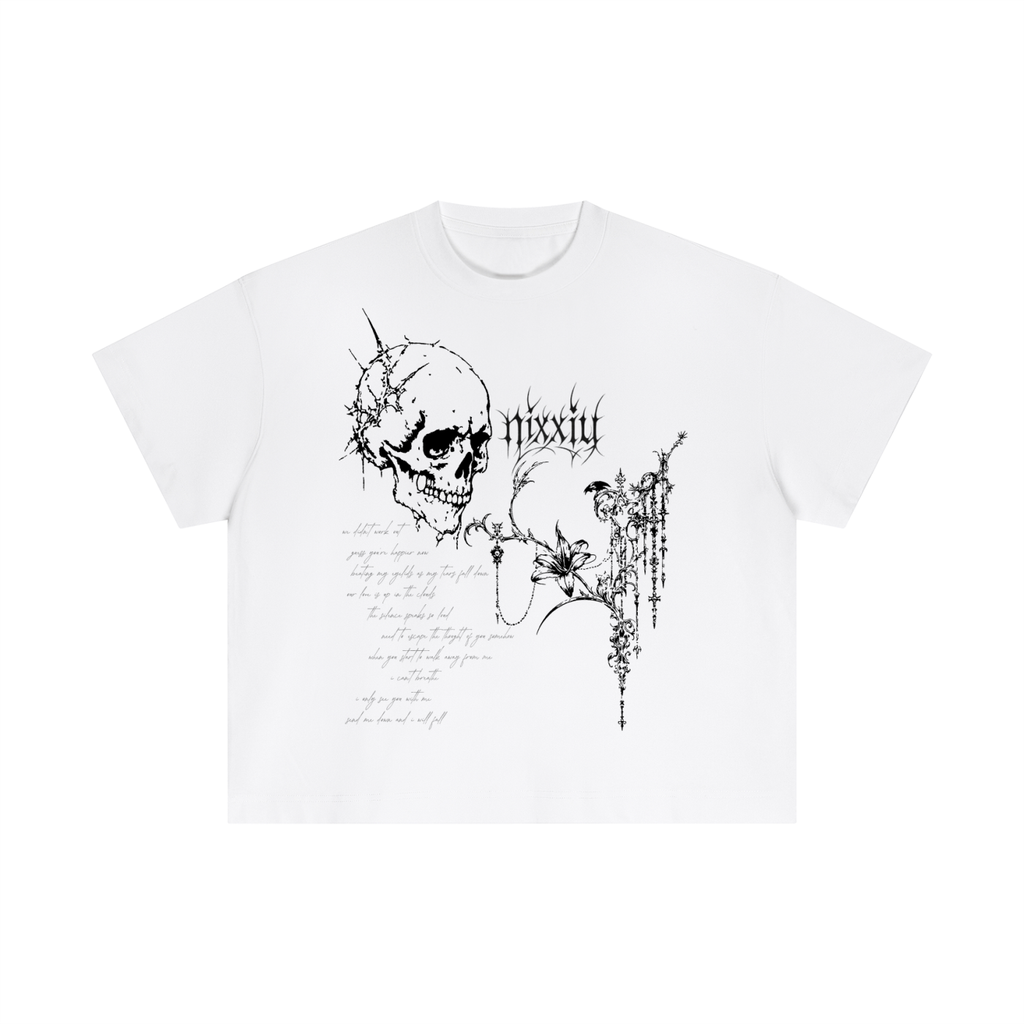 "i'll die before i see u again" regular tee - white ༒︎