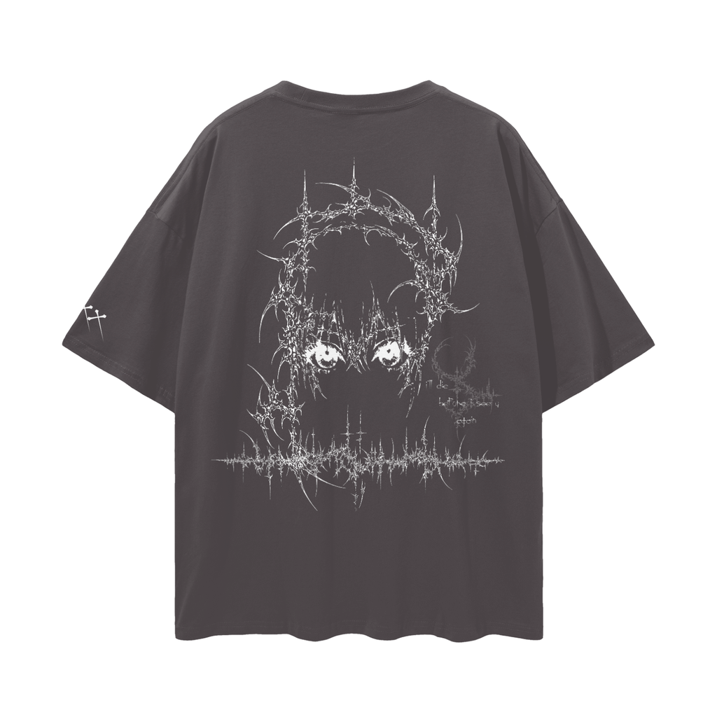 "i'll die before i see u again" oversized shirt - dark ༒︎
