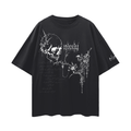 "i'll die before i see u again" oversized shirt - dark ༒︎