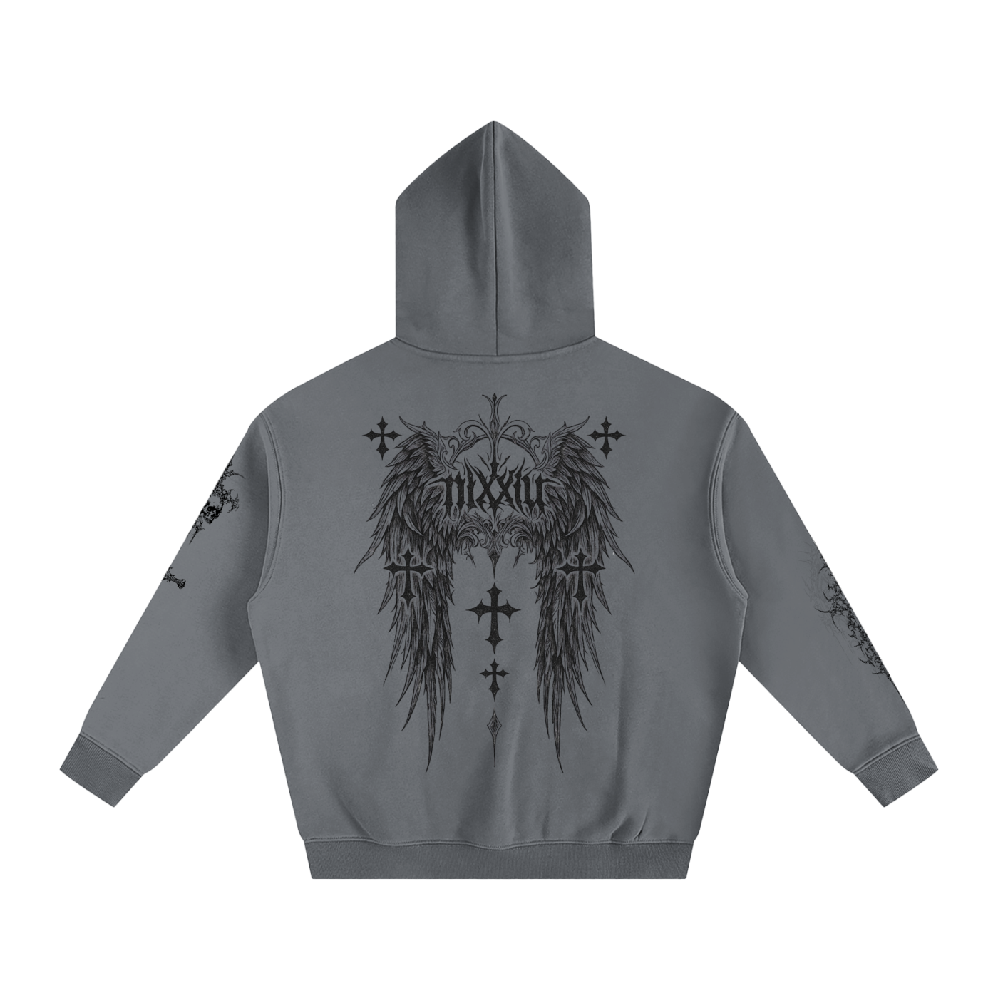 "wither" oversized hoodie - light ෆ