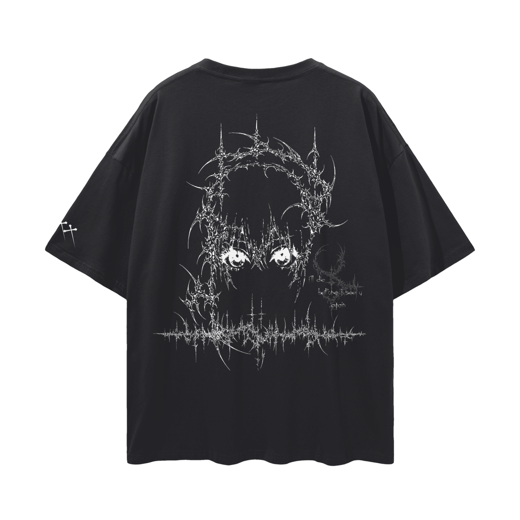 "i'll die before i see u again" oversized shirt - dark ༒︎