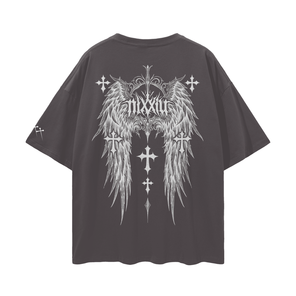 "angel" oversized shirt - dark 𓆩♡𓆪
