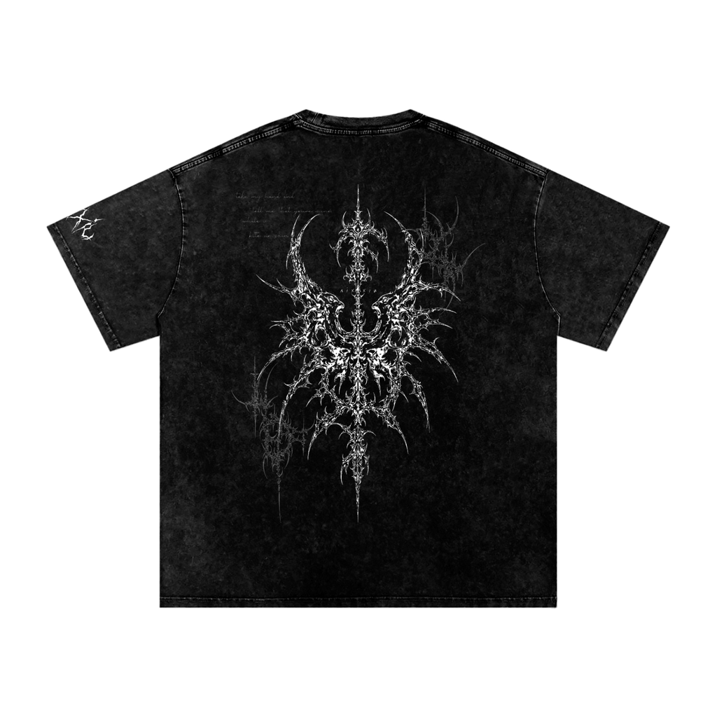 "bite ur skin" vintage tee - dark ´ཀ`