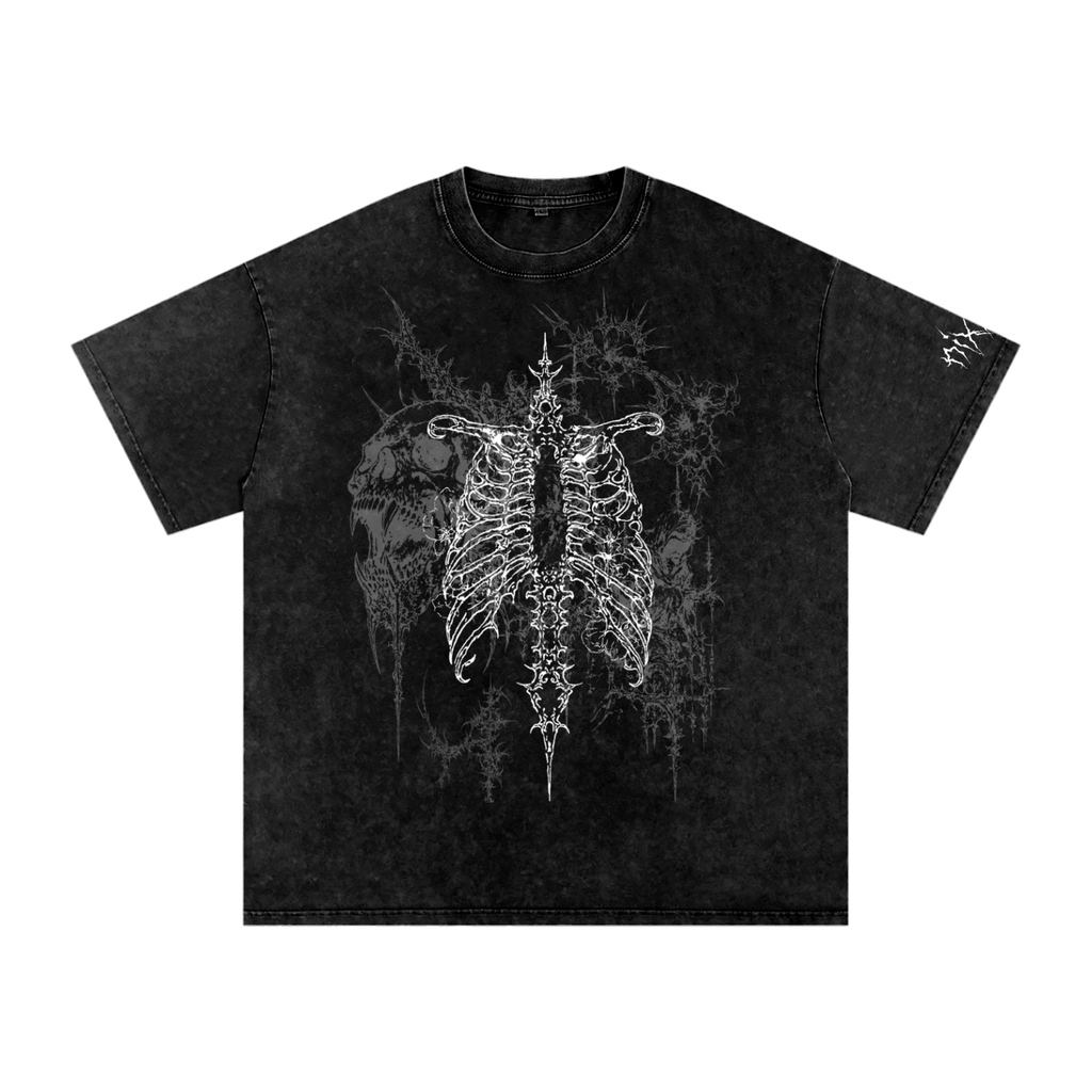 "bite ur skin" vintage tee - dark ´ཀ`
