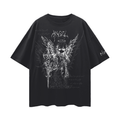"angel" oversized shirt - dark 𓆩♡𓆪