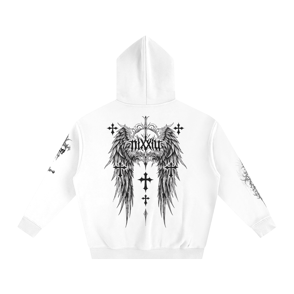 "wither" oversized hoodie - light ෆ